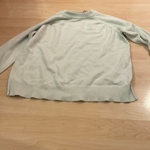 Green sweater from Zara